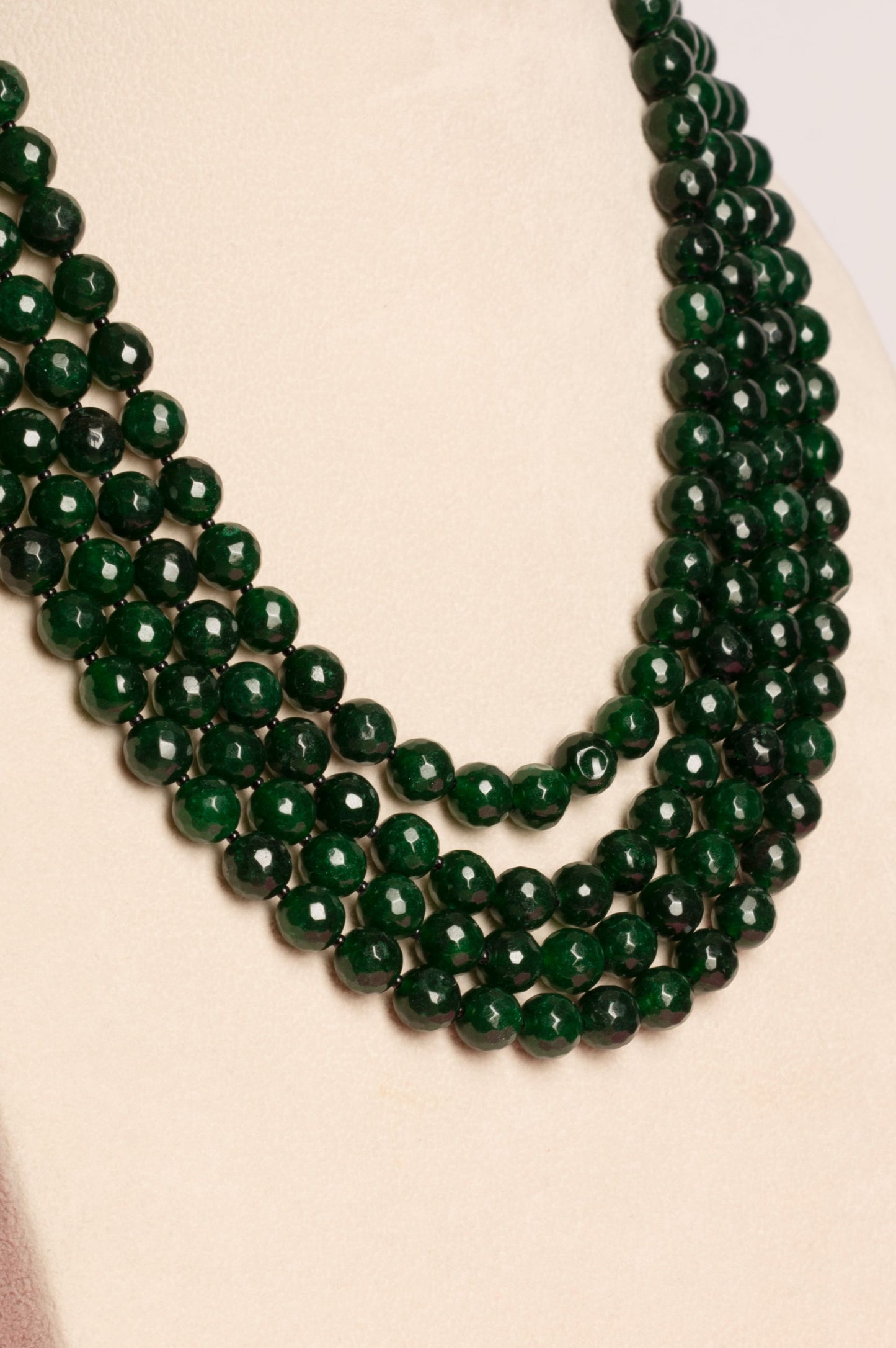 Green Garnet Beads Necklace
