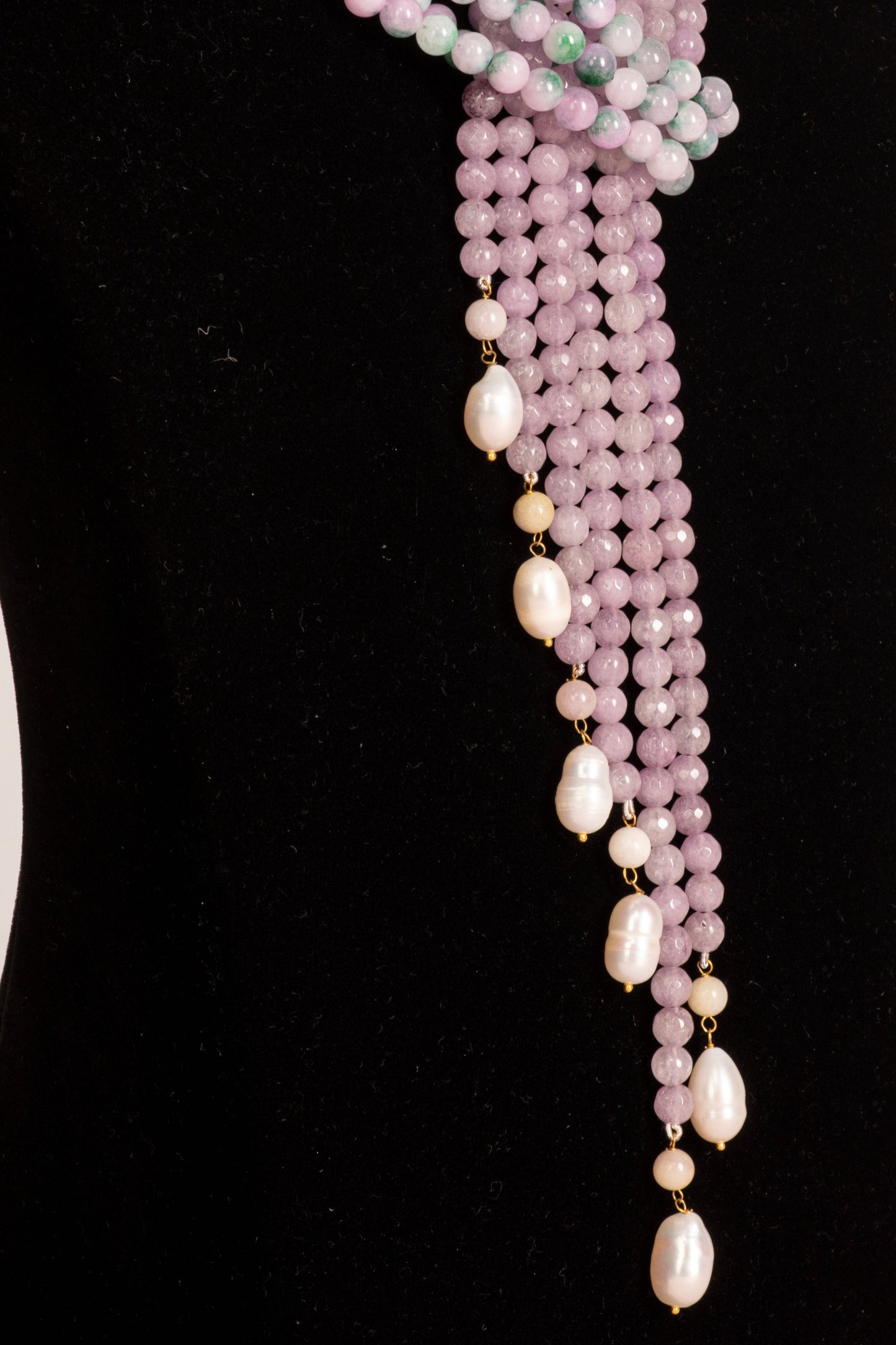 Jade Necklace - Shaded Pink