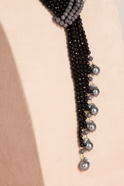 Black Onyx and Grey Baroque