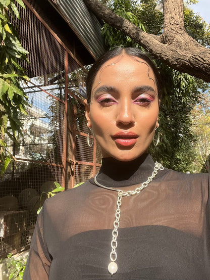 Choker Necklace With Baroque Pearl