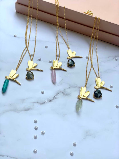 Single Dragonfly Necklace