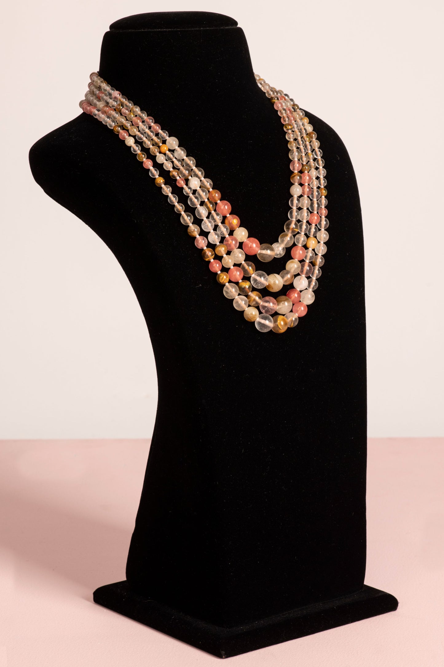 Four-layered Jade Necklace - Shaded