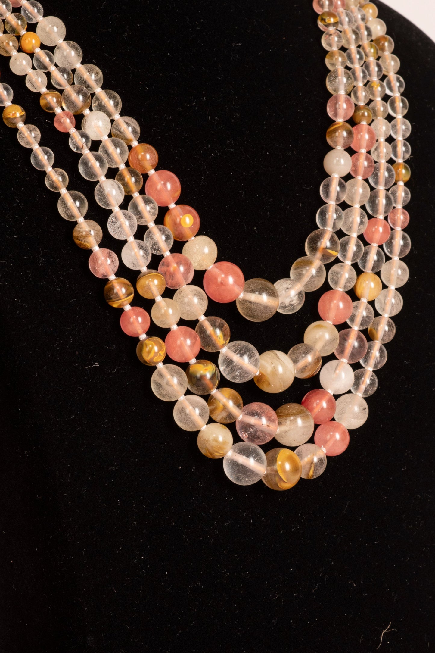Four-layered Jade Necklace - Shaded