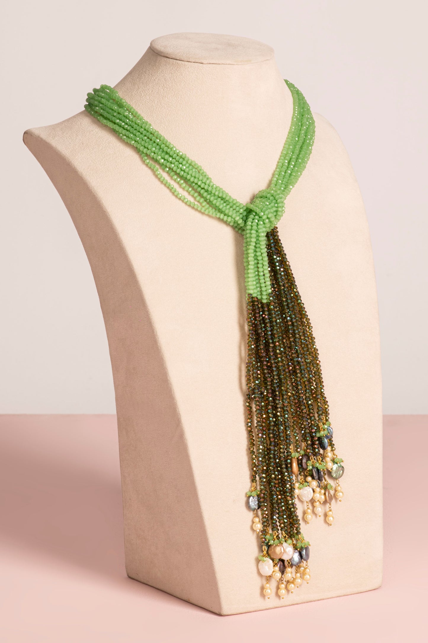 Lariat - Green and White