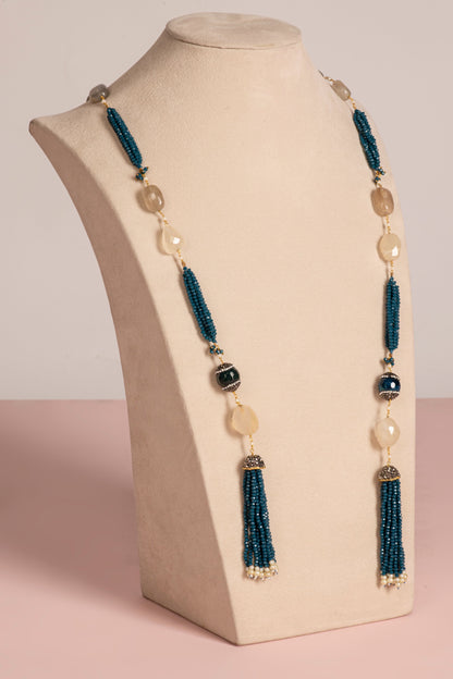 Lariat - Moonstone and Teal