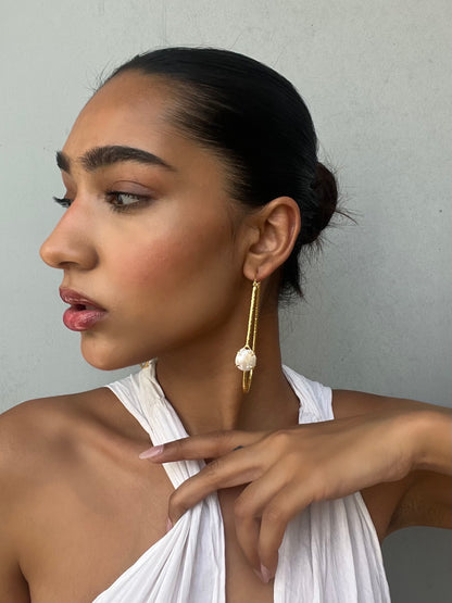 Mia hoops in oval - Gold II